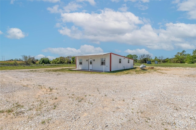 view of outdoor structure