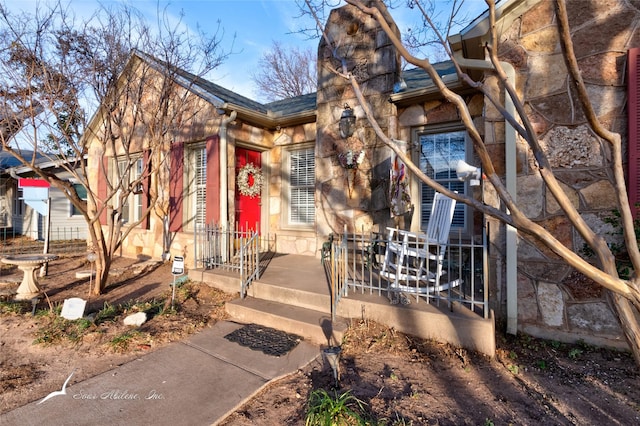 view of front of home