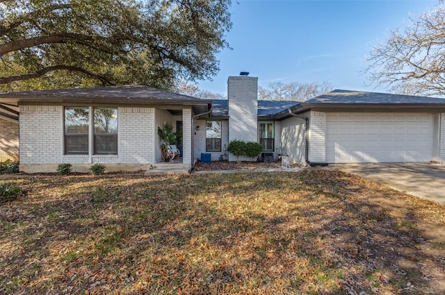 ranch-style house with a garage