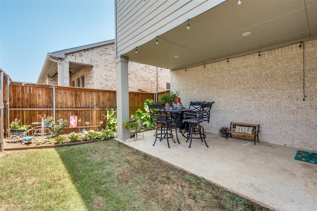 view of patio