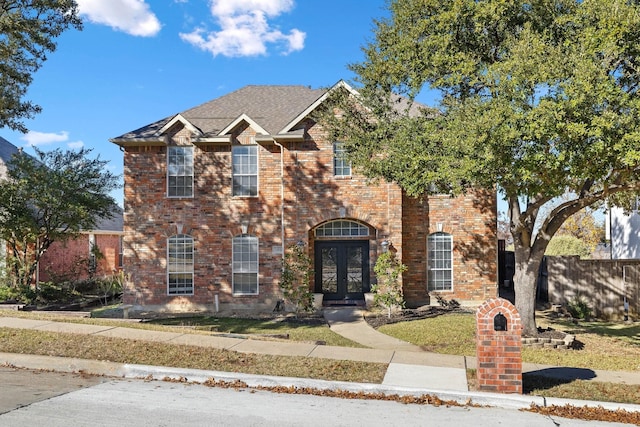 view of front of house featuring french doors