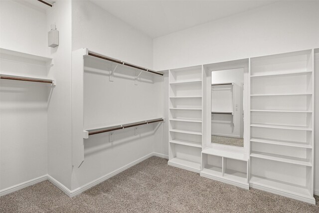 bathroom with crown molding, shower with separate bathtub, lofted ceiling, and vanity