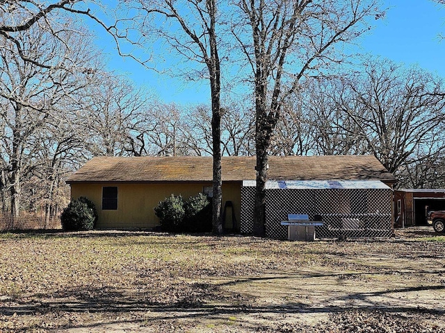 view of side of property