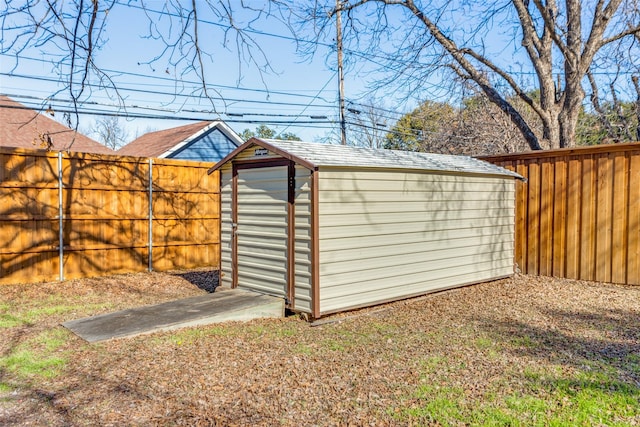 view of outbuilding