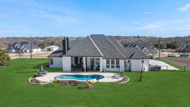 708 Glade Park Ct, Azle, TX 76020 - birds eye view of property with a residential view