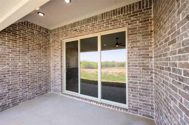 707 Shadle Rd, Poolville, TX 76487 - view of patio with a ceiling fan