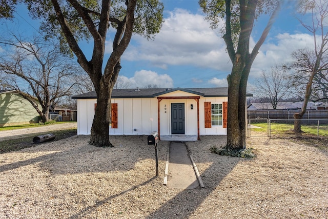 view of ranch-style home