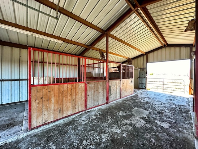 view of stable