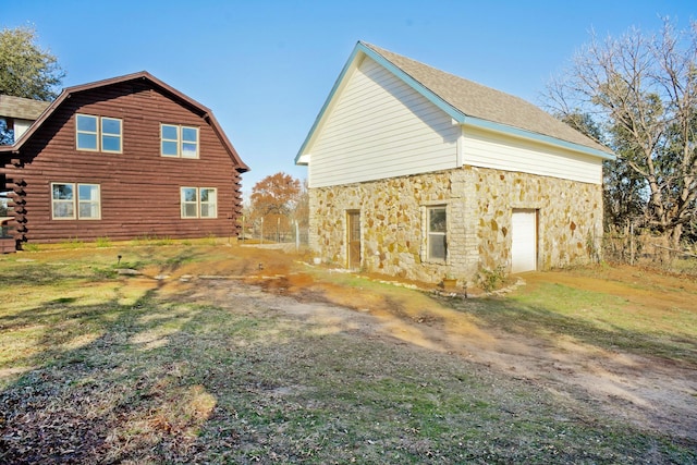 view of side of property