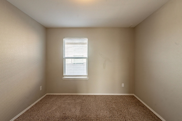 unfurnished room featuring carpet