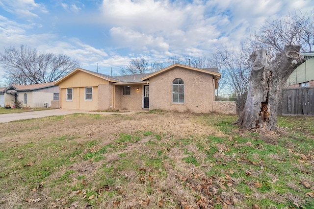 view of ranch-style house