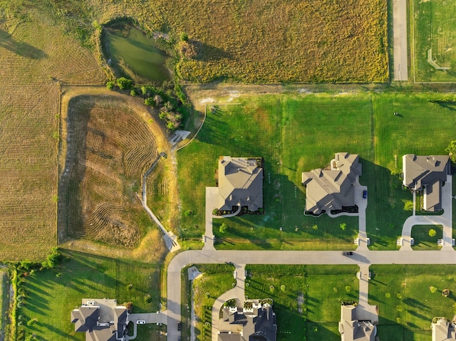 drone / aerial view featuring a rural view