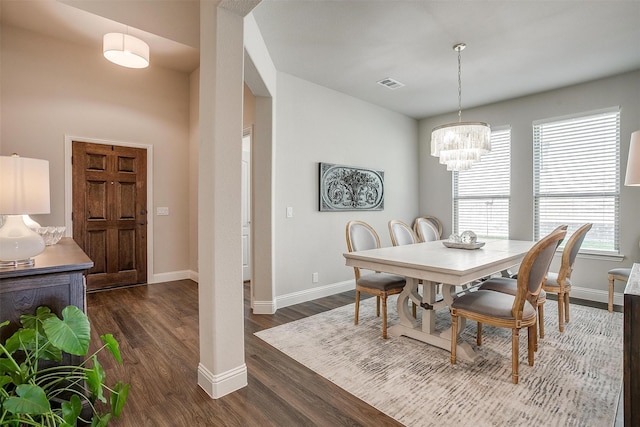 foyer featuring dark hardwood / wood-style flooring