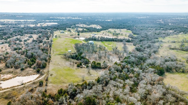 bird's eye view featuring a rural view