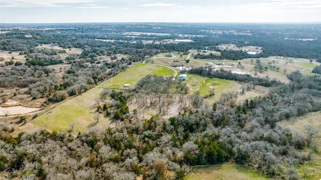 drone / aerial view featuring a rural view