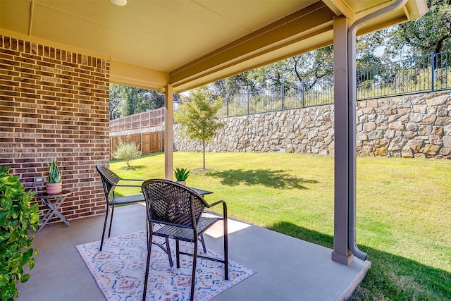 view of patio / terrace