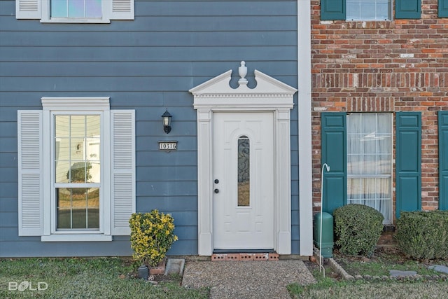 view of entrance to property