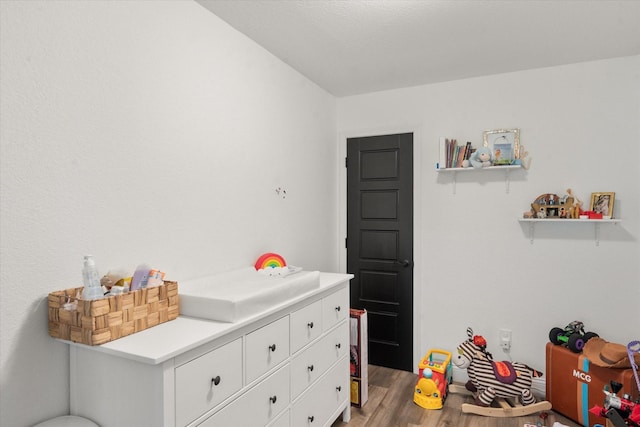 interior space featuring hardwood / wood-style floors