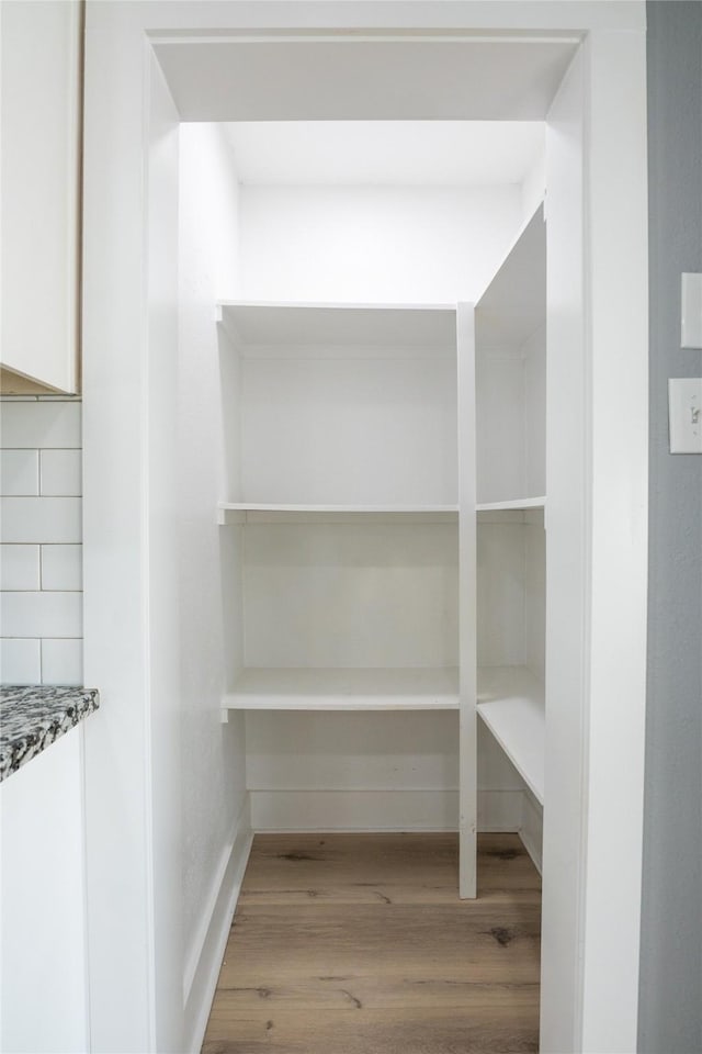 view of pantry