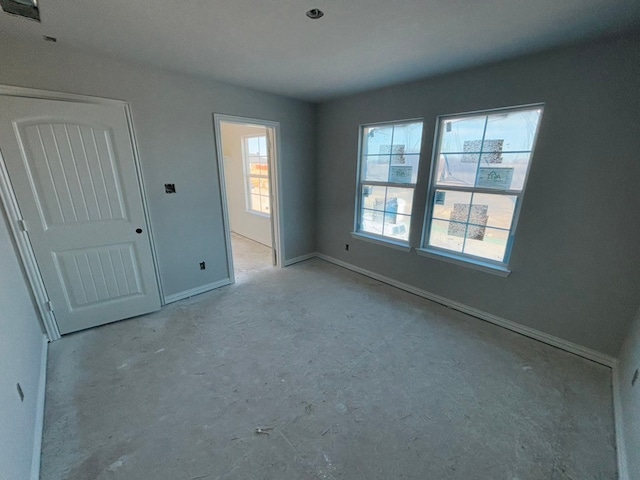 view of empty room