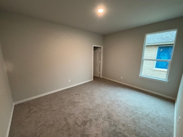 unfurnished room featuring carpet floors