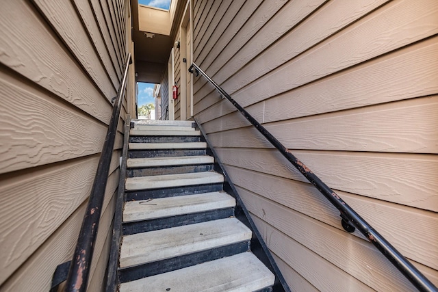 view of staircase