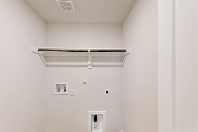 789 Merry Summit Rd, Lavon, TX 75166 - washroom with gas dryer hookup, hookup for an electric dryer, laundry area, washer hookup, and visible vents