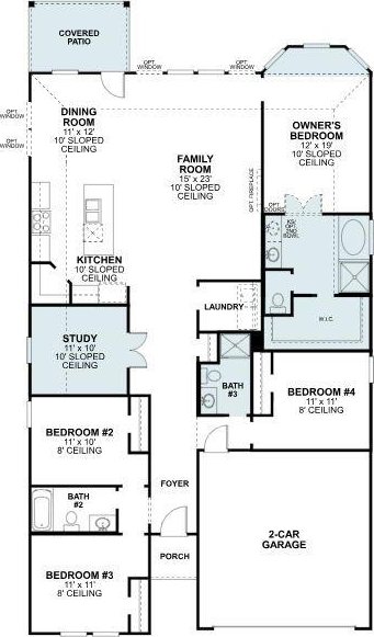 789 Merry Summit Rd, Lavon, TX 75166 - view of layout