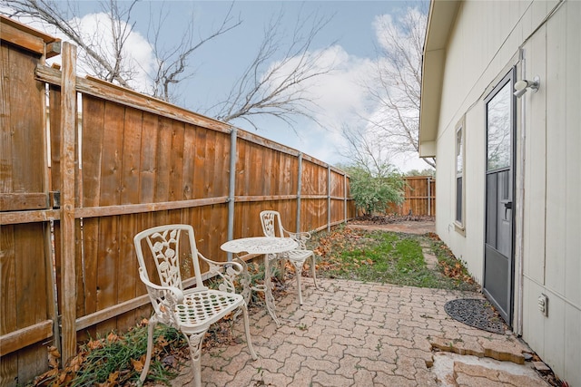 view of patio