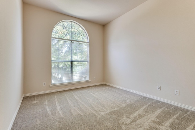 unfurnished room featuring carpet floors