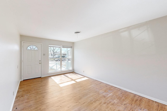 entryway featuring light wood-type flooring