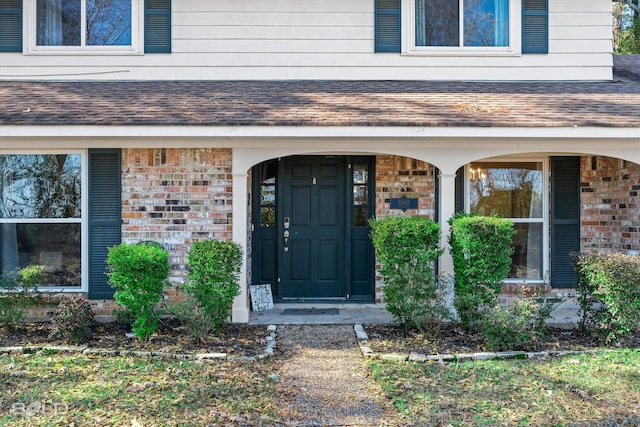 view of exterior entry