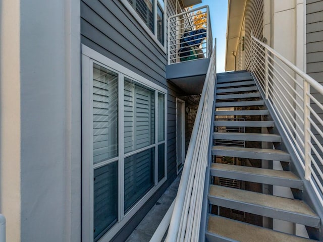 view of staircase