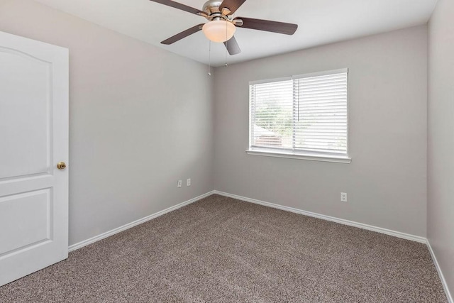 5400 Belle Chasse Ln, Frisco, TX 75035 - carpeted empty room featuring ceiling fan and baseboards