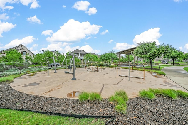 surrounding community featuring a playground