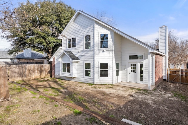 view of rear view of property