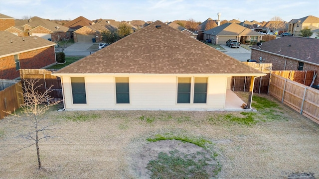 rear view of house with a patio area