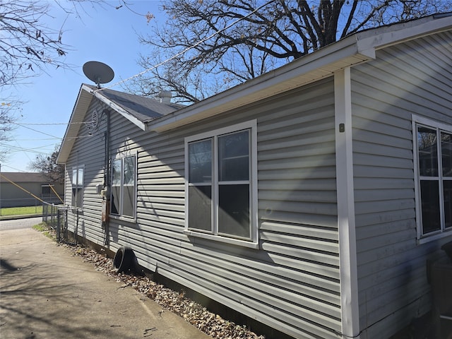 view of side of property