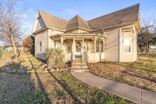 victorian house with a porch