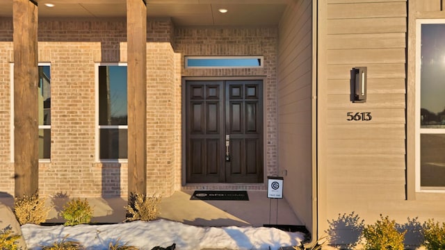 view of entrance to property