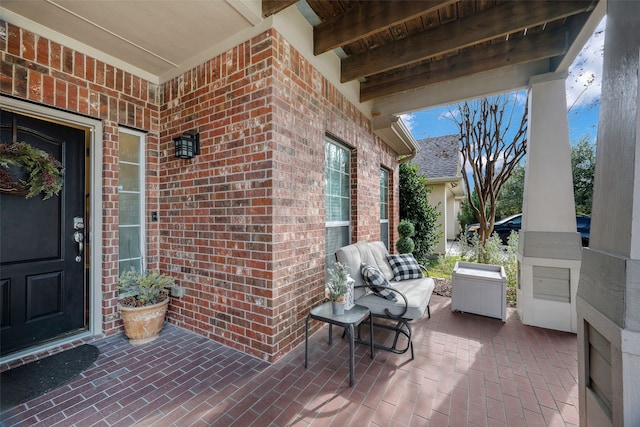 view of patio / terrace featuring a porch