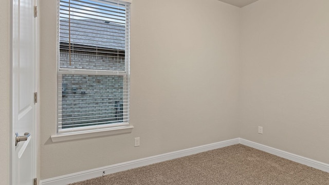 carpeted empty room featuring a healthy amount of sunlight