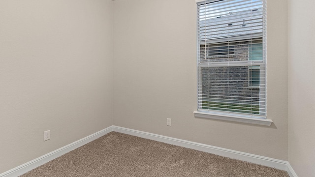 empty room featuring carpet floors