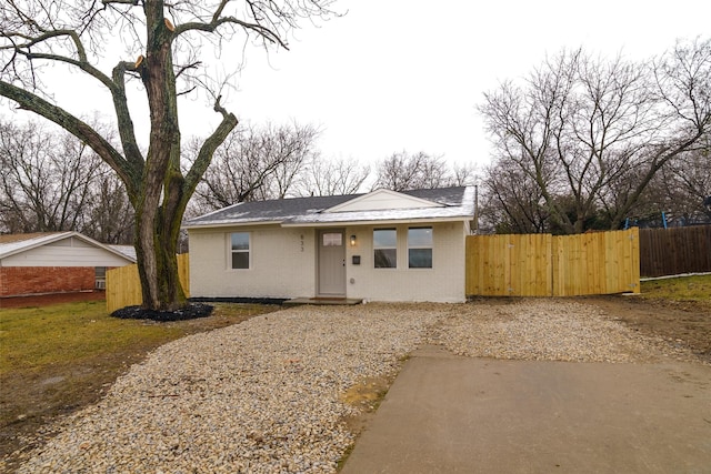 view of ranch-style home