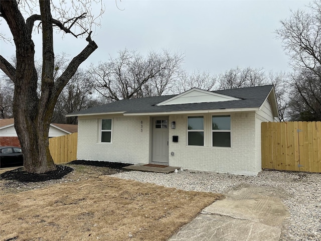 view of ranch-style house