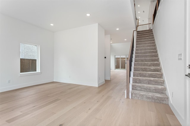 interior space featuring hardwood / wood-style flooring