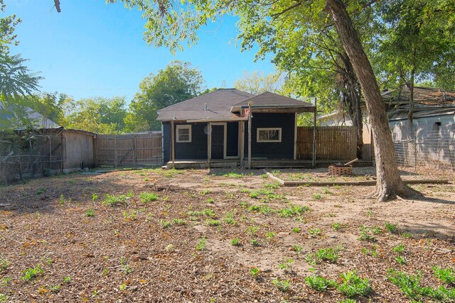 view of back of property