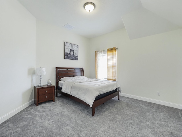 bedroom featuring carpet flooring