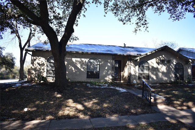 view of ranch-style home