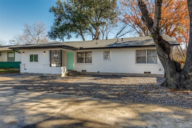 view of ranch-style house